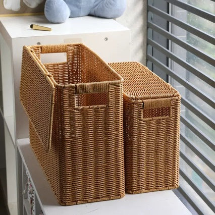 Unisex decorative rattan storage box Bowlift