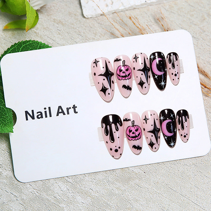 Creative Halloween Design Gel Nails Bowlift