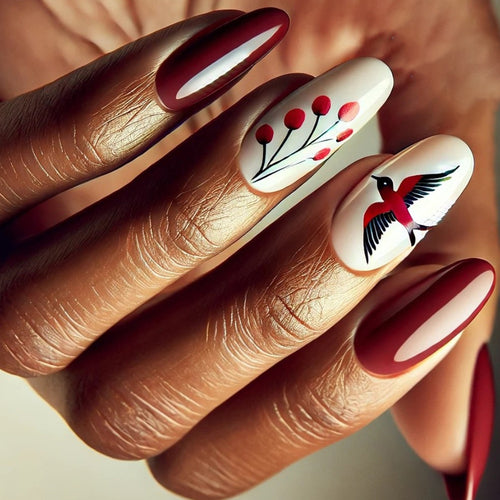Artistic Press-On Nails Bowlift