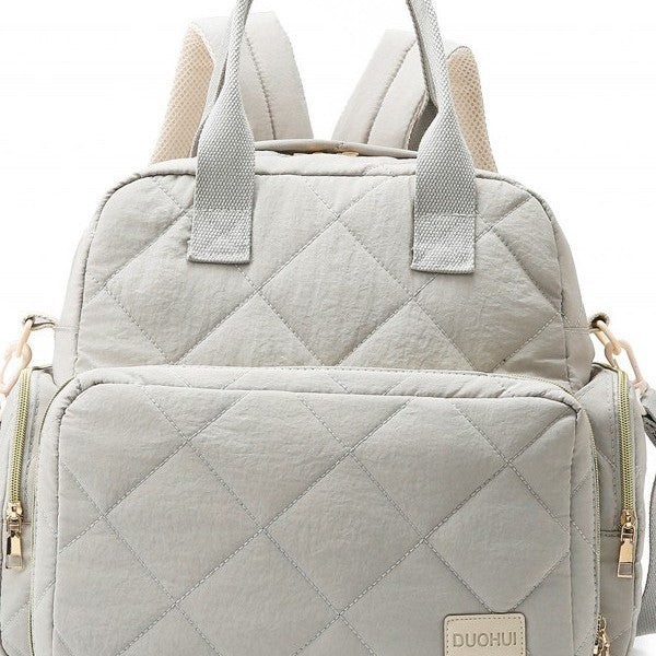 Stylish Quilted Work Backpack Bowlift