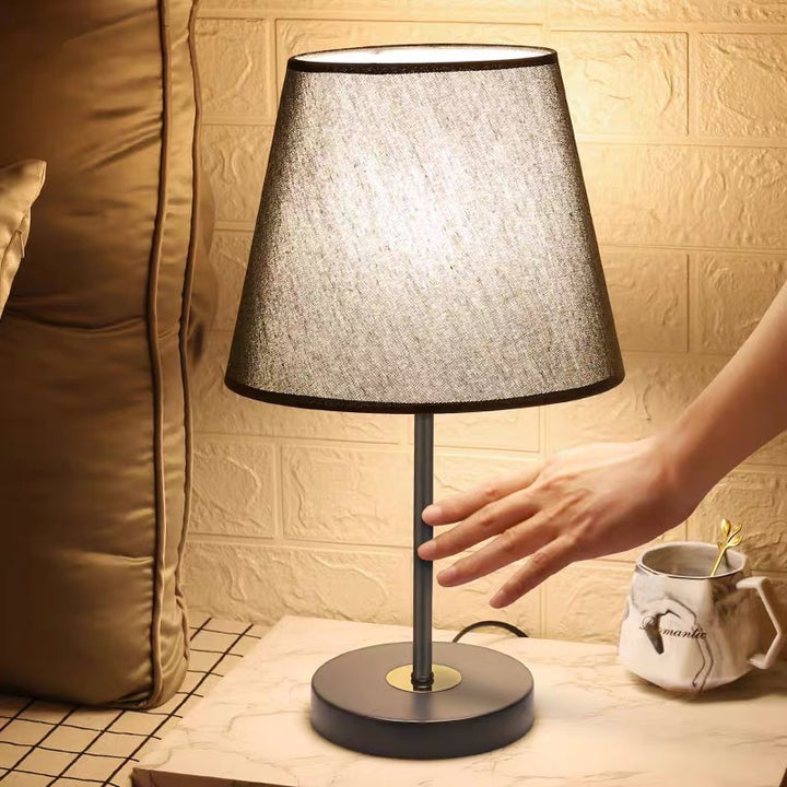 Adjustable Soft Fabric Shade Table Lamp