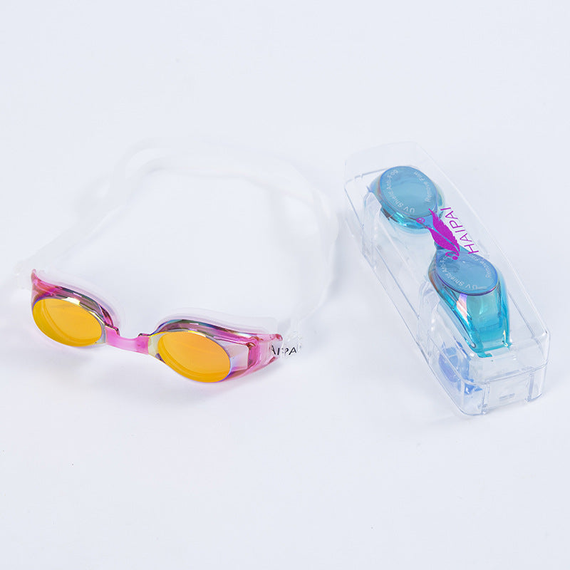 Anti-Glare Racing Swim Goggles Bowlift