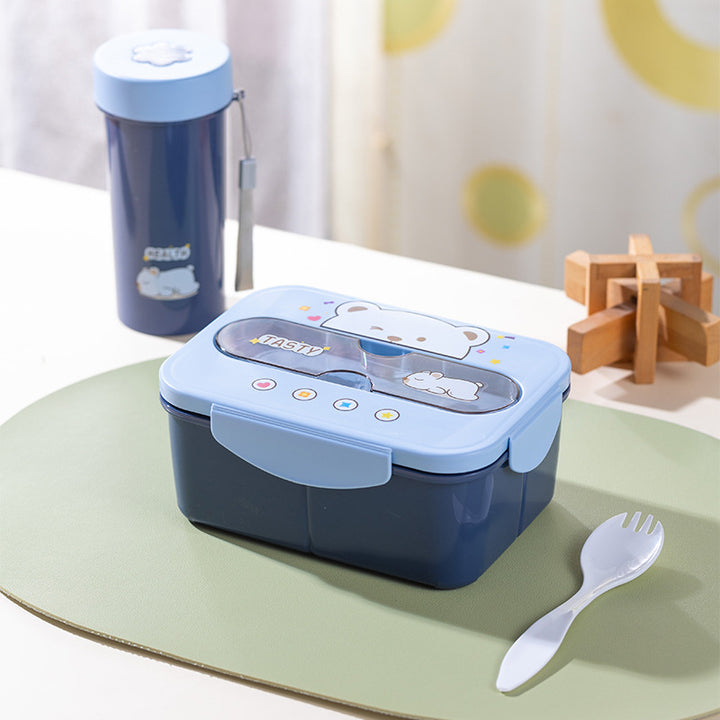 Cute Bear-Themed Bento Box
