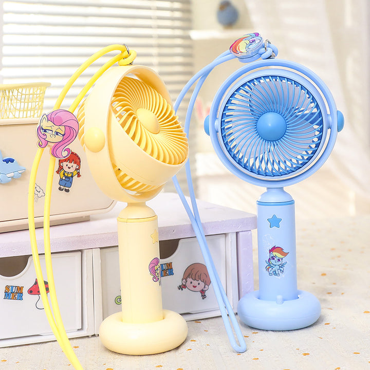 Ladies portable handheld fan in creative animal design Bowlift