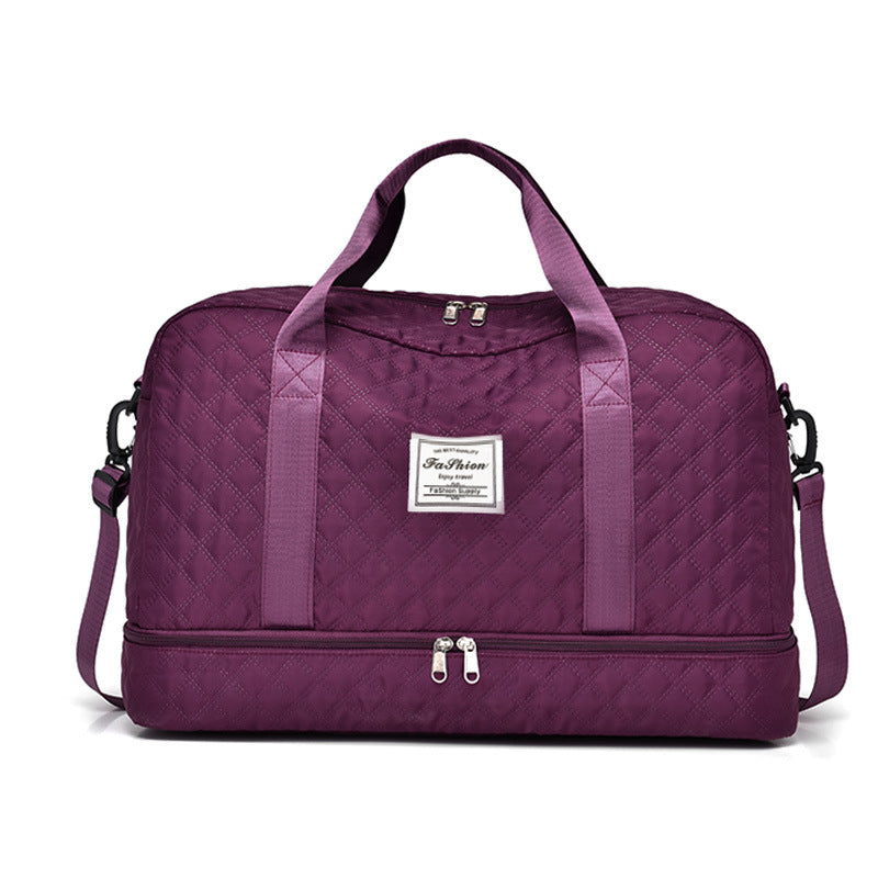 Quilted Travel Duffel Bag Bowlift