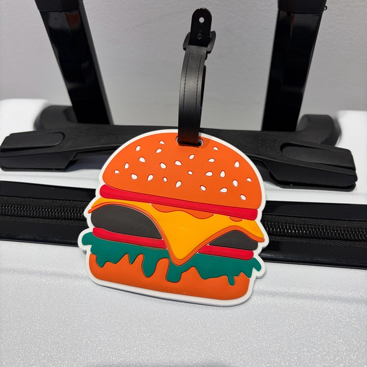 Fun Hamburger-Shaped Luggage Tag Bowlift