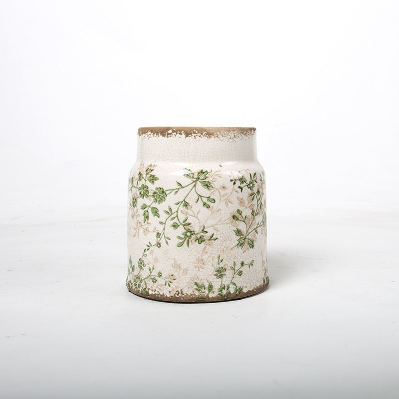 Decorative flower pot with floral decoration Bowlift