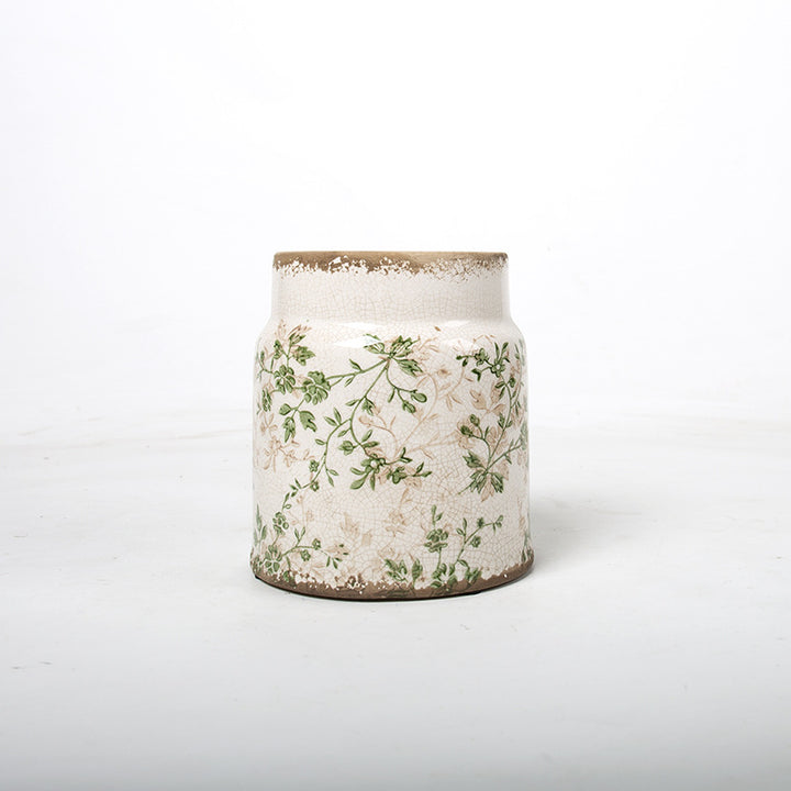 Decorative flower pot with floral decoration Bowlift