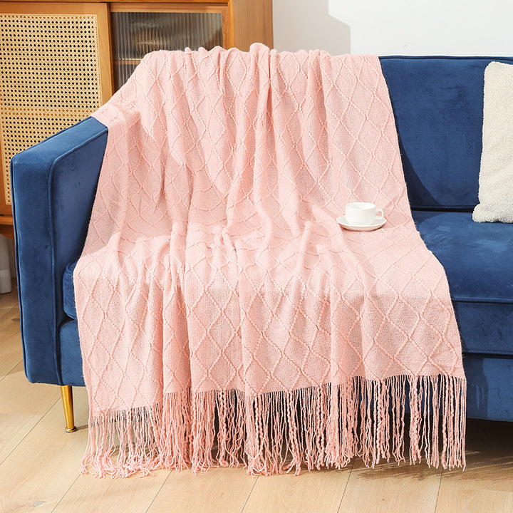 Ladies cozy knit blanket Bowlift