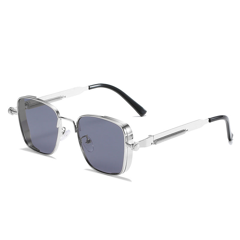 Women's modernist sunglasses in elegant metal frame Bowlift