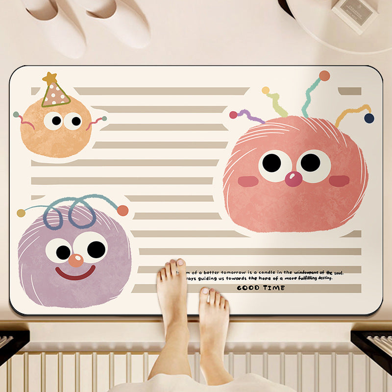 Playful Cookie-Themed Area Mat