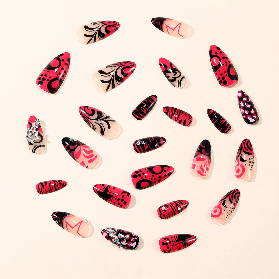 Artistic Press-On Nail Extensions Bowlift