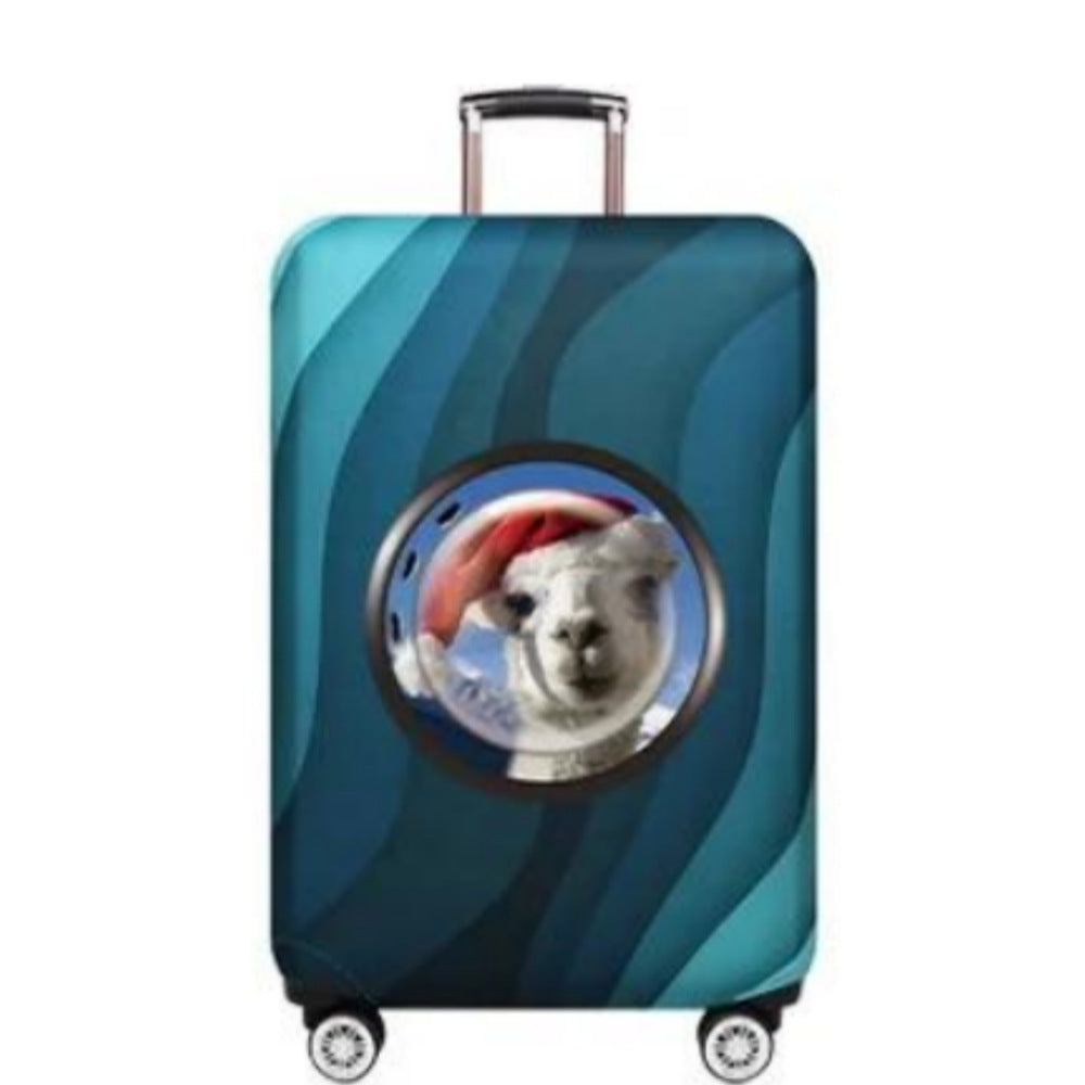 Women's Hard Shell Suitcase with Creative Animal Design Bowlift