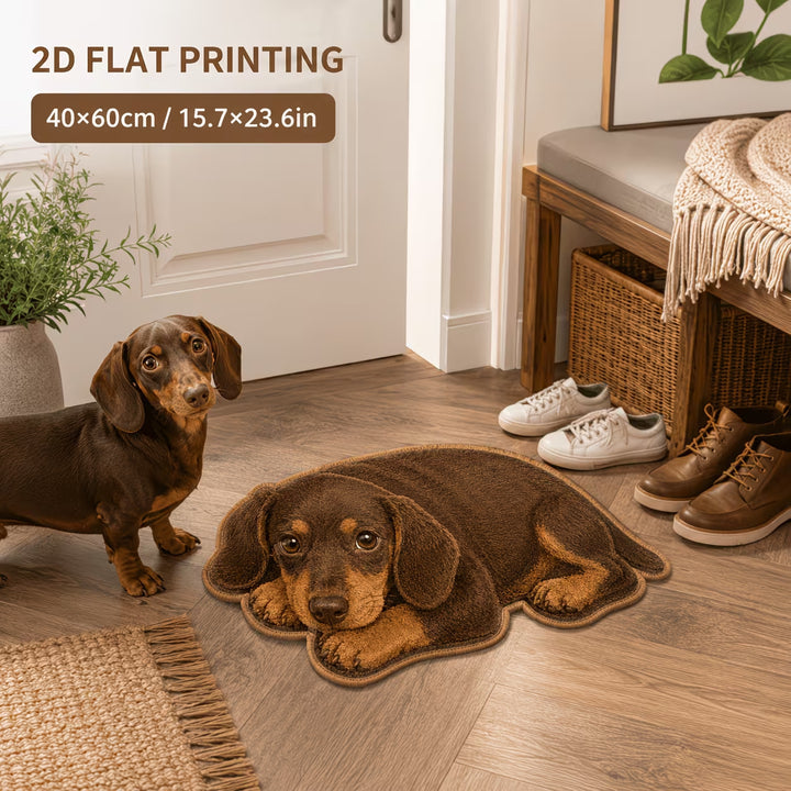 Cute Dog-Shaped Rug