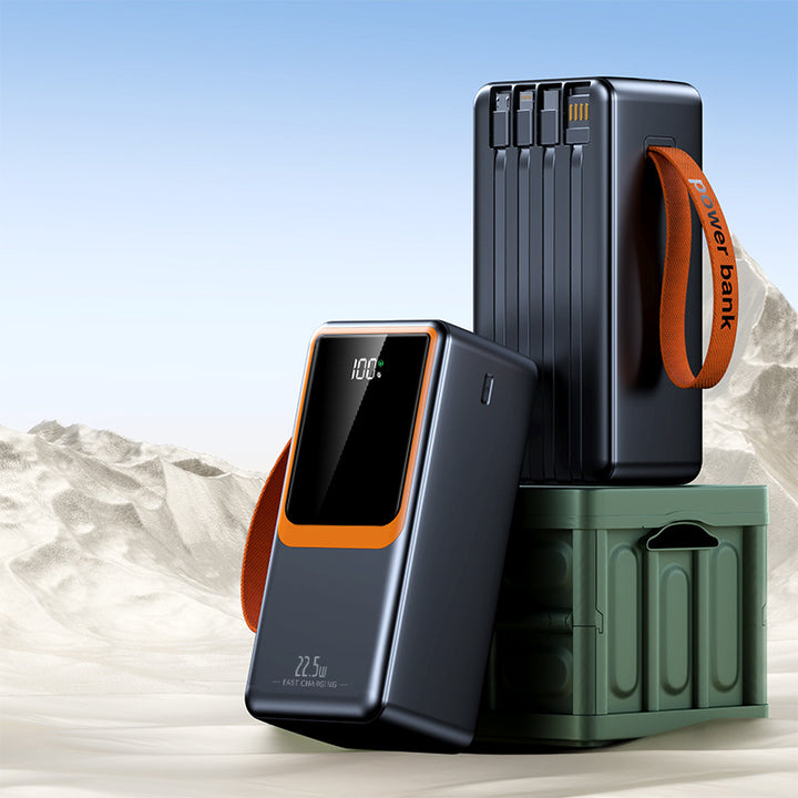 High-performance power bank with intelligent temperature display Bowlift