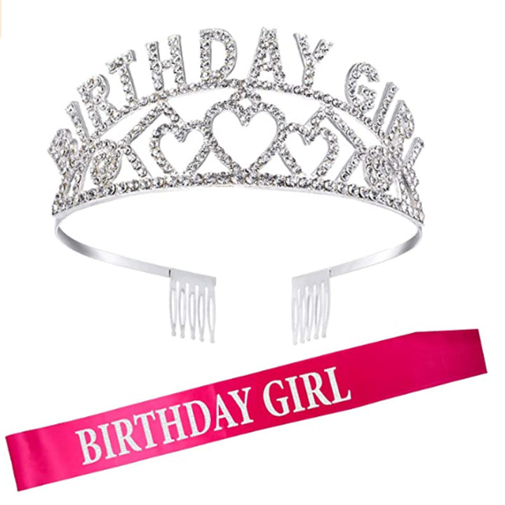 Ladies Glittering Birthday Crown Bowlift