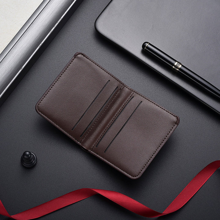 Slim Leather Bi-Fold Wallet Bowlift