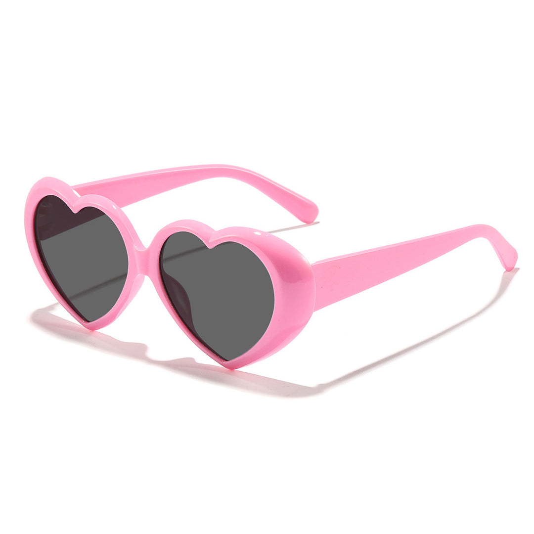 Women's Heart-Shaped Sunglasses with UV Protection and Stylish Frame Bowlift