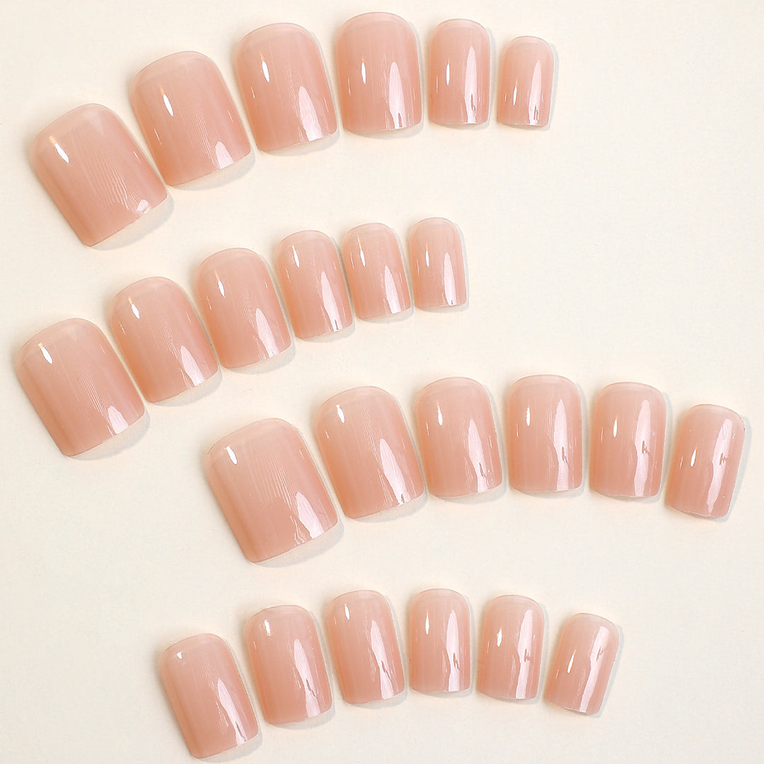 Acrylic nail set with elegant, natural finish Bowlift