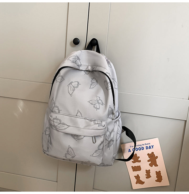 Stylish Butterfly Print Backpack