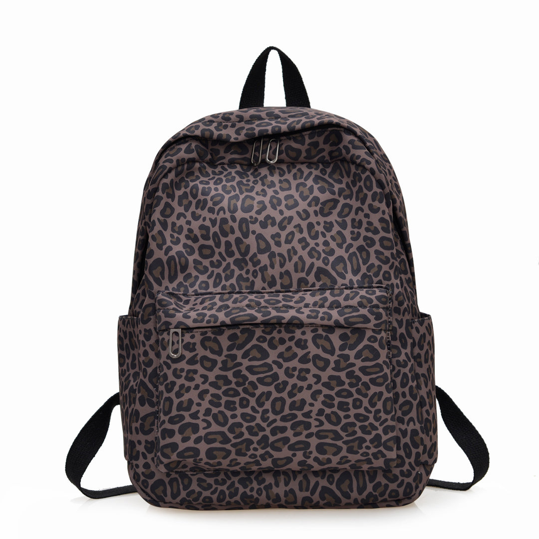 Stylish Backpack in Leopard Print Bowlift