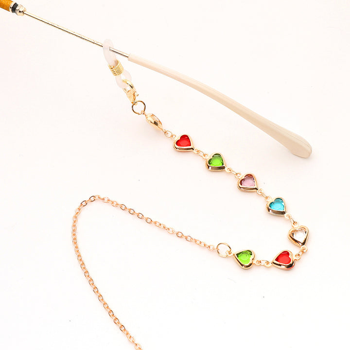 Heart-Shaped Eyewear Chain Bowlift