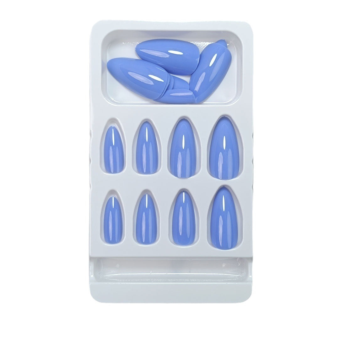 Premium Glossy Almond-Shaped Press-On Nails Bowlift