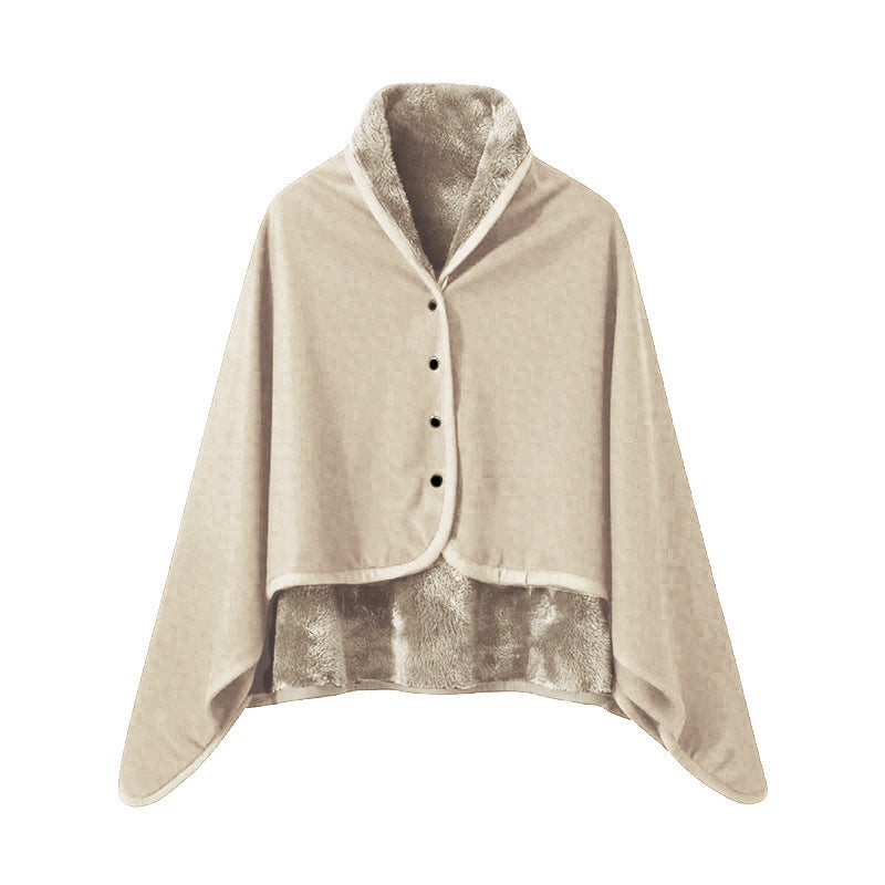 Ladies Elegant Snuggle Blanket with Collar Bowlift