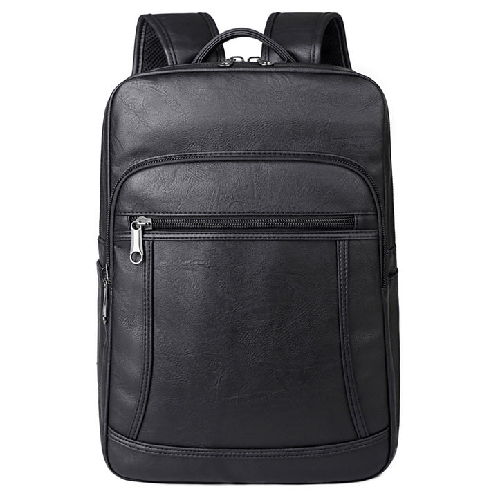 Sleek Professional Leather Laptop Backpack Bowlift