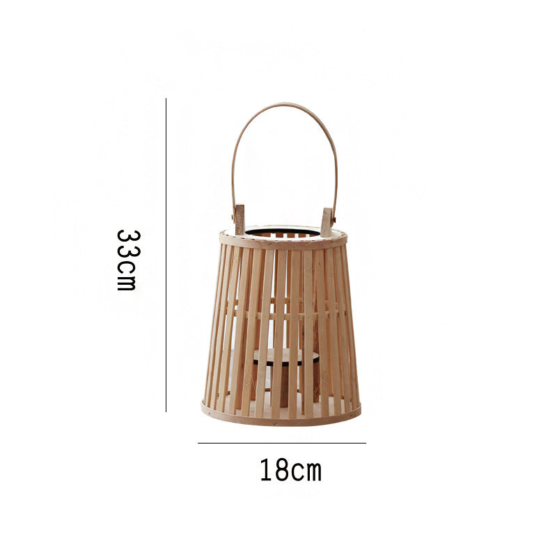 Decorative Wooden Lantern Bowlift