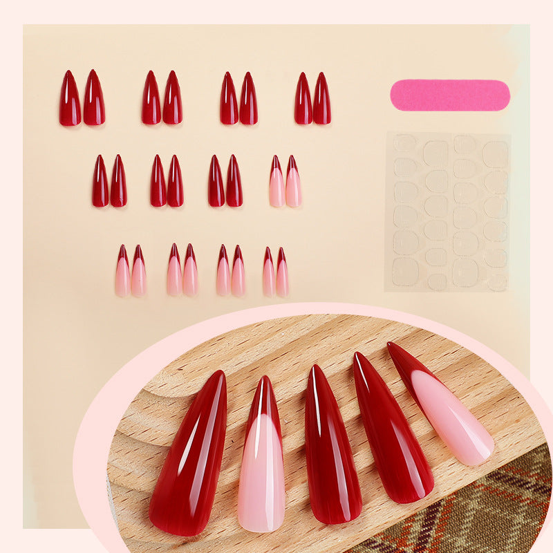 Gradient Effect Press-On Nails Bowlift