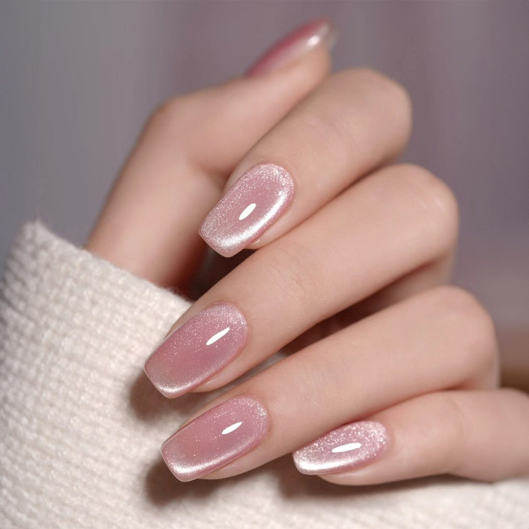 Luxury artificial nail set with sparkling crystal decorations Bowlift