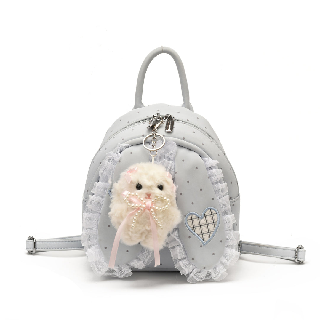 Cute backpack with detailed bunny ears applique Bowlift