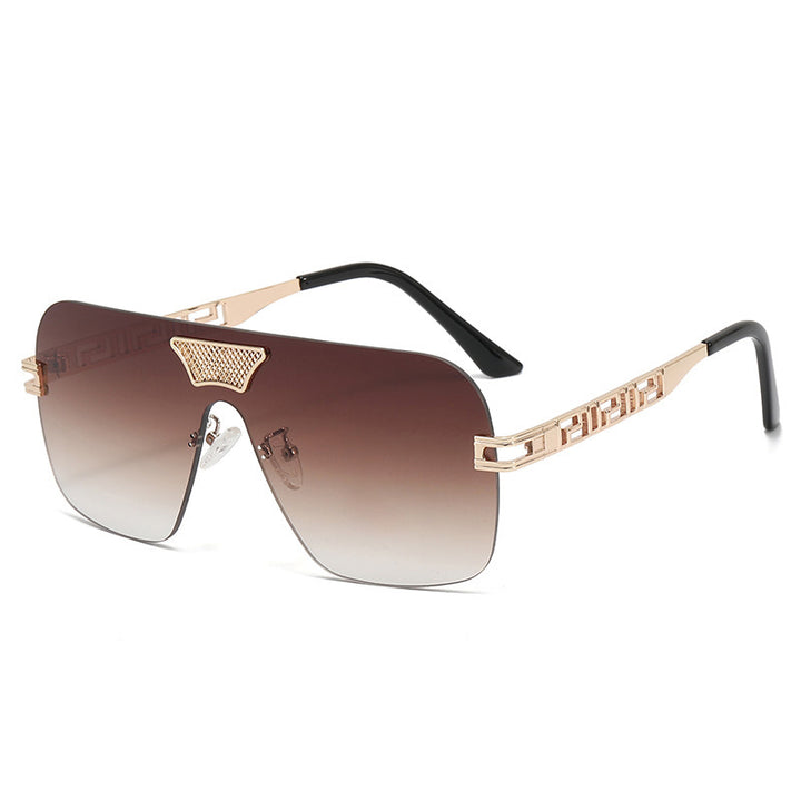 Women's fashionable sunglasses in a futuristic style with outstanding frame Bowlift