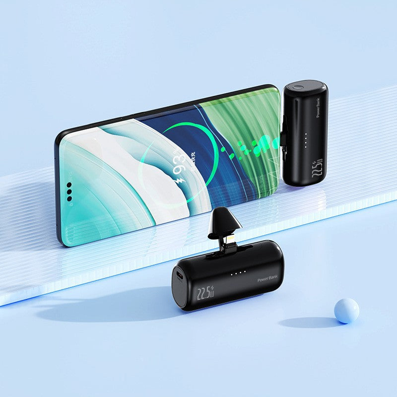 Portable power bank with integrated Lightning connector and fast charging function Bowlift