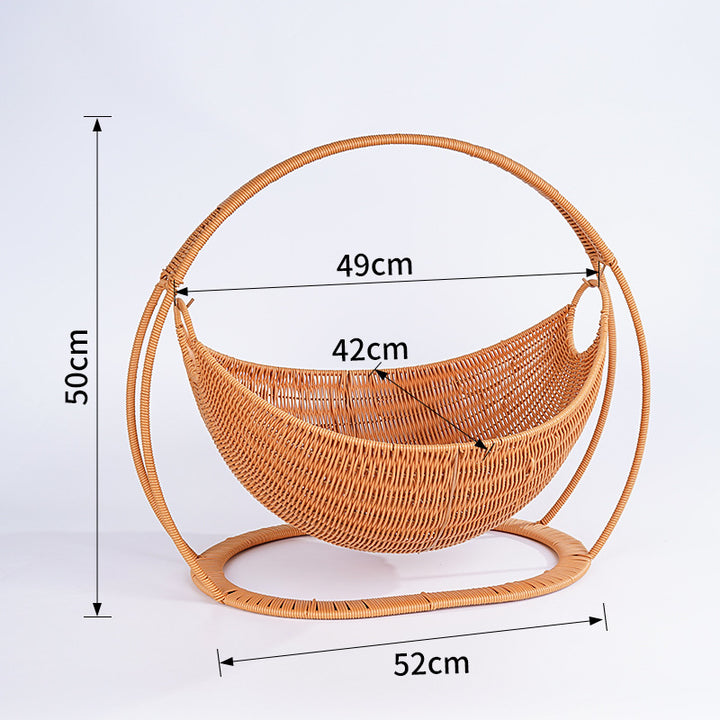 Decorative Woven Basket Bowlift