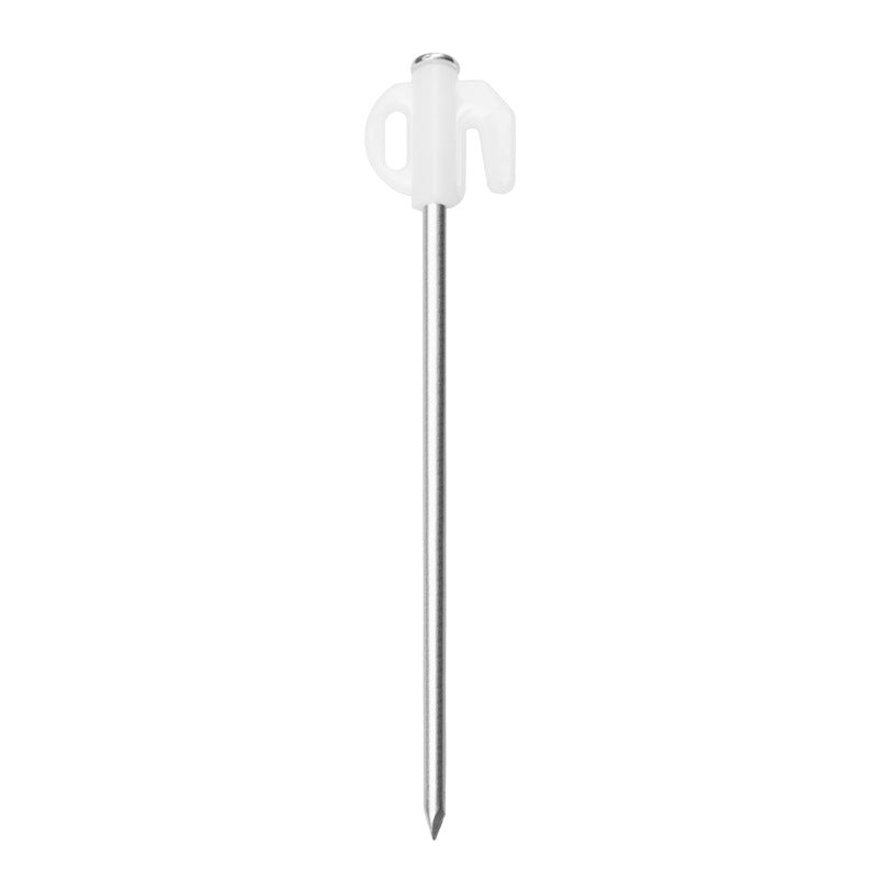High-quality tent peg made of stainless steel with safety clip Bowlift