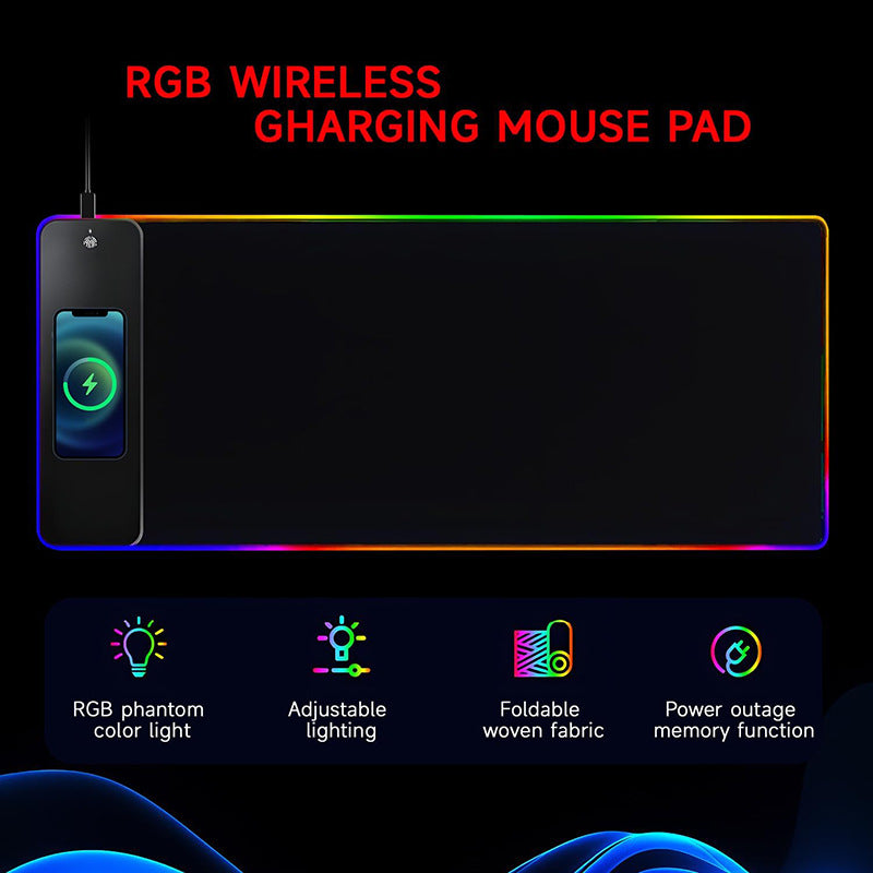 Gaming Mouse Pad with LED Lighting Bowlift