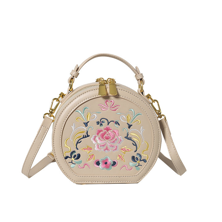 Vintage Floral Embroidered Handbag Bowlift