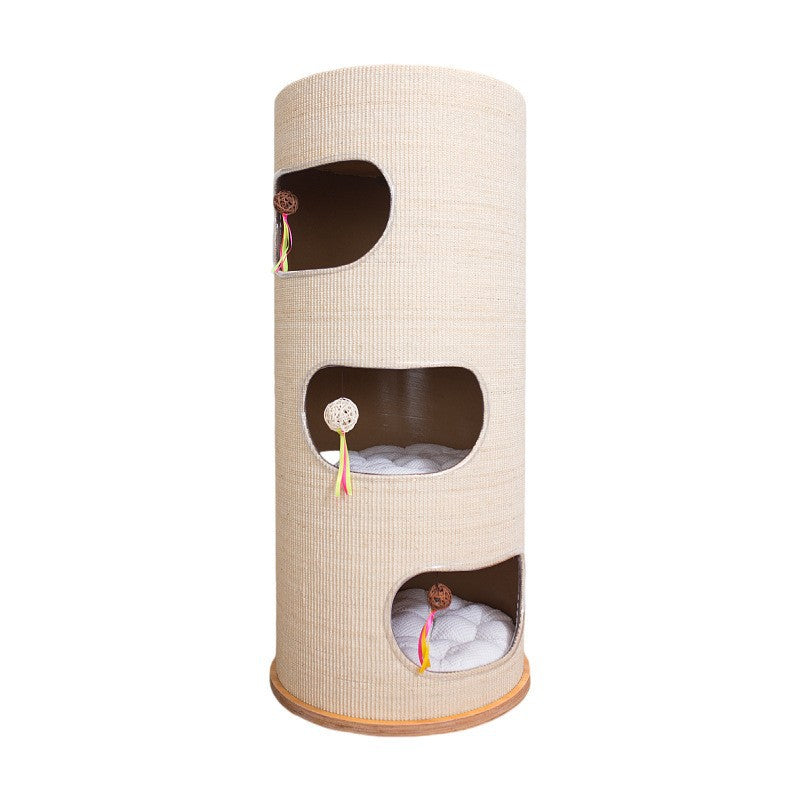 High-quality cat tree with play station Bowlift