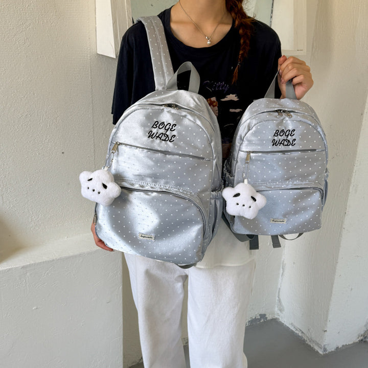 Cute Polka Dot Casual Backpack Bowlift