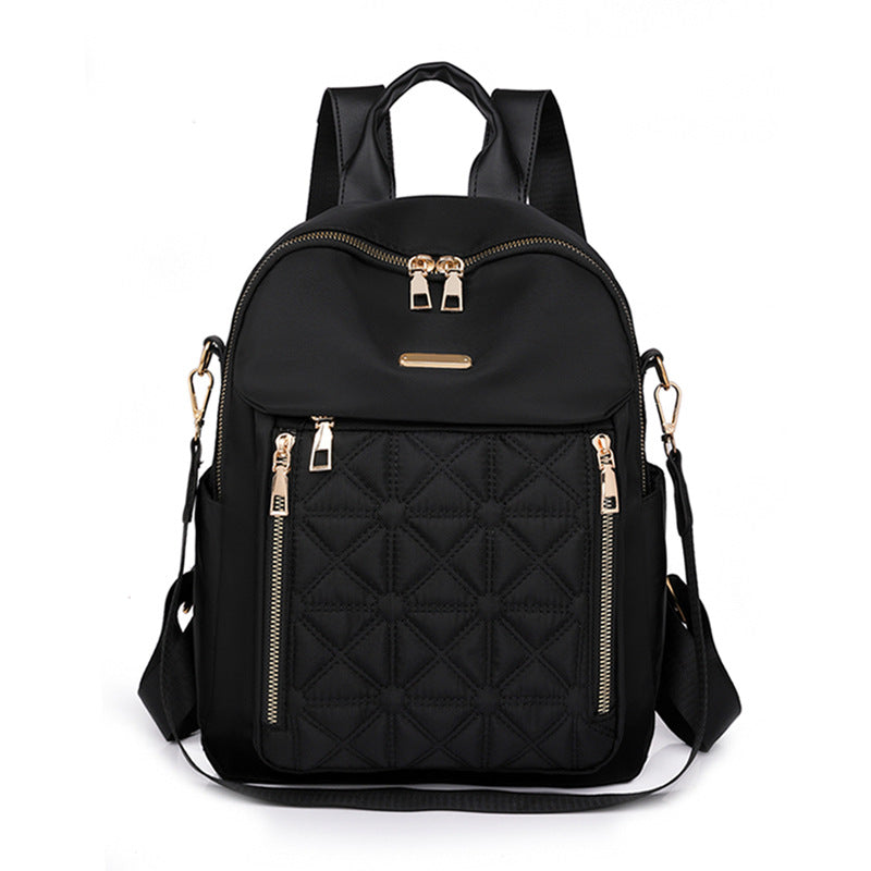 Quilted Multi-Compartment Backpack Bowlift