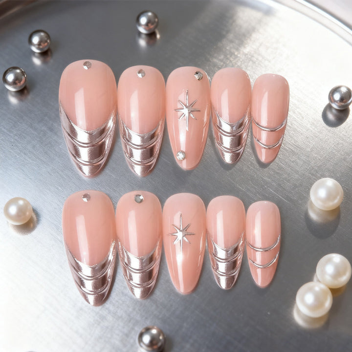 Elegant Stiletto Nail Art Design Bowlift