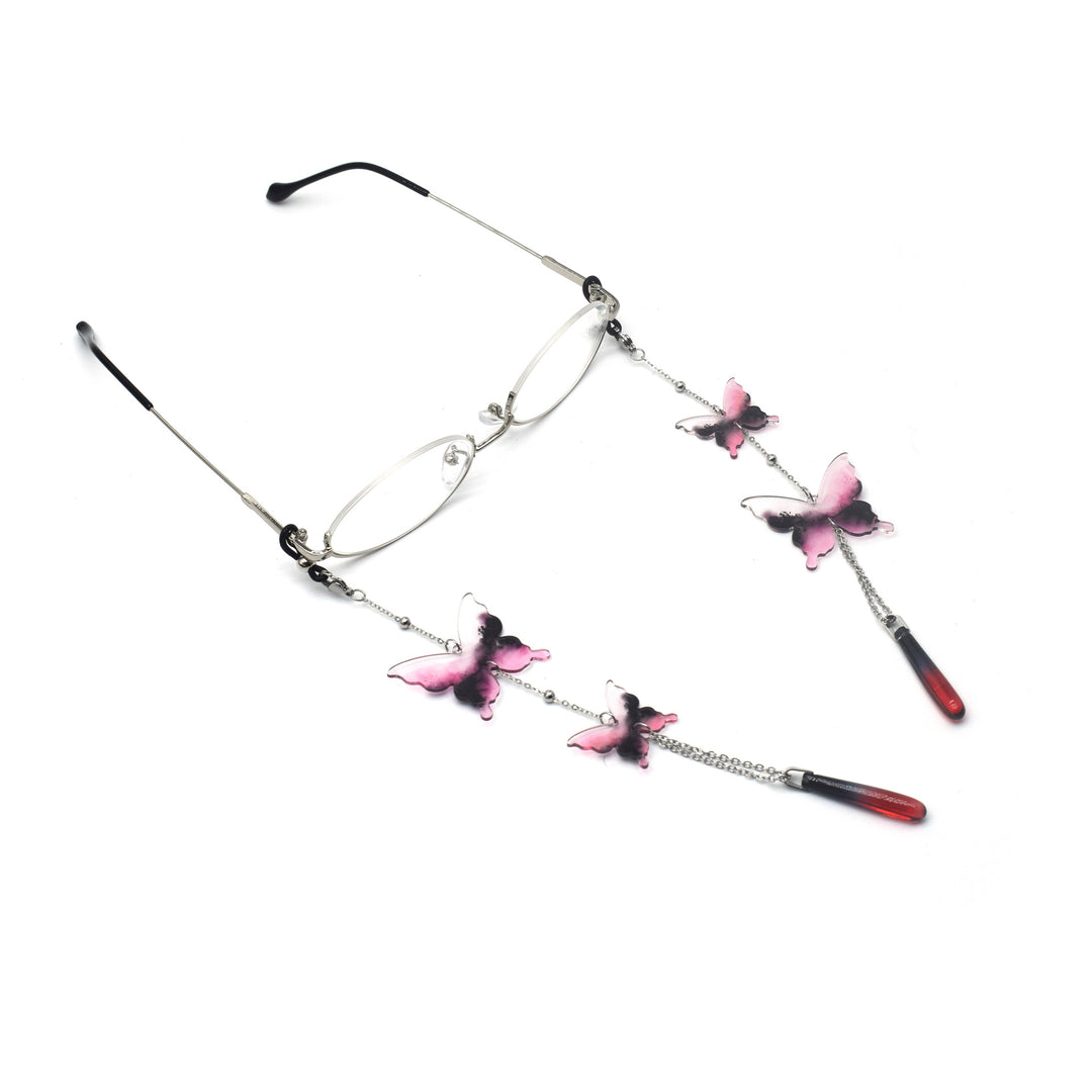 Artistic Butterfly Eyewear Chain Bowlift