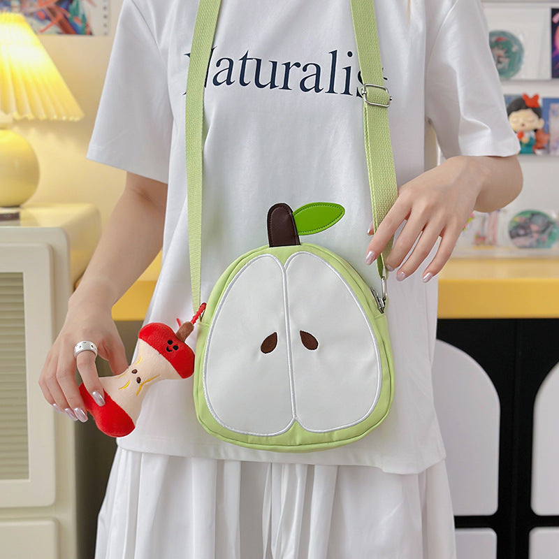 Funny Crossbody Bag in Apple Design Bowlift