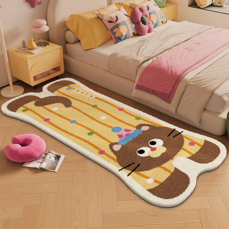 Fun Cartoon Bear Shaped Area Rug
