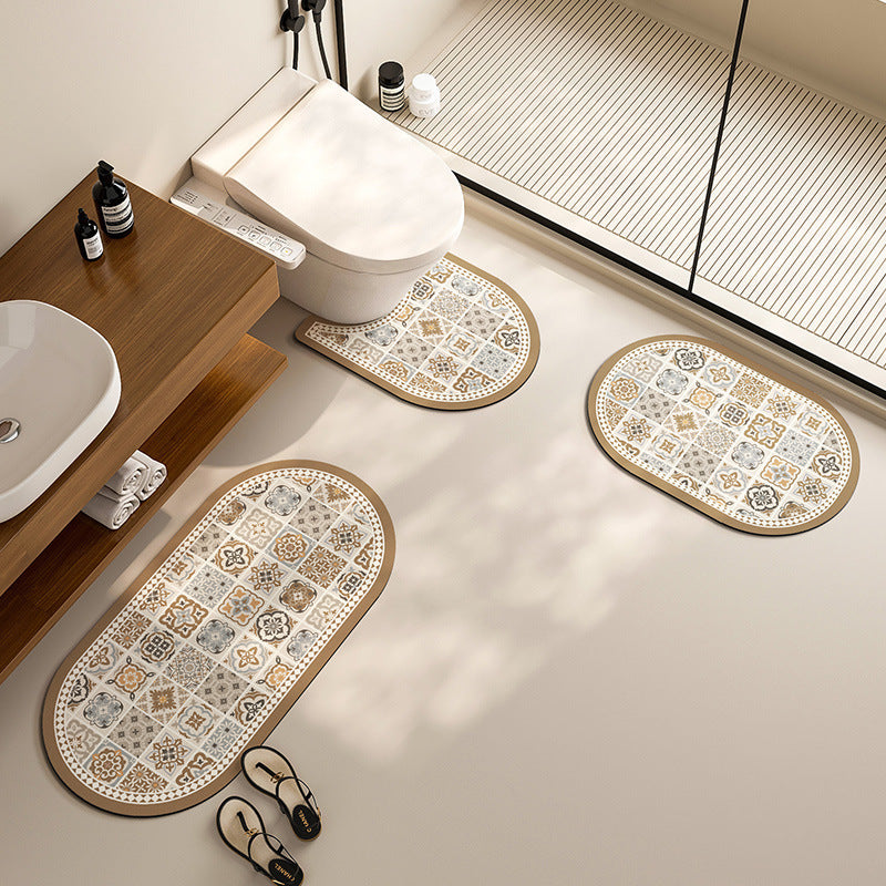 Bathroom Rug Set Bowlift