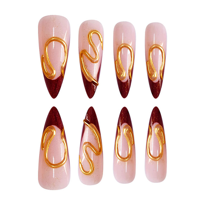 Artistic Acrylic Nail Art Bowlift