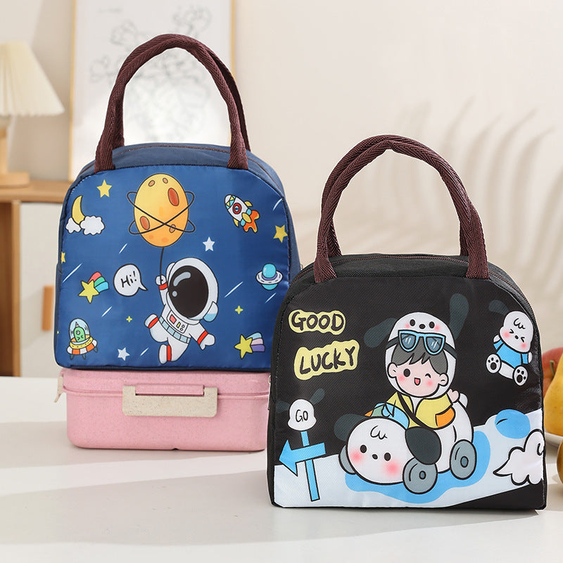 Cartoon-Themed Insulated Lunch Bag Bowlift
