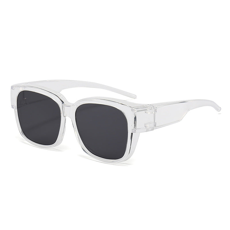 Women's stylish rectangular sunglasses with yellow lenses Bowlift